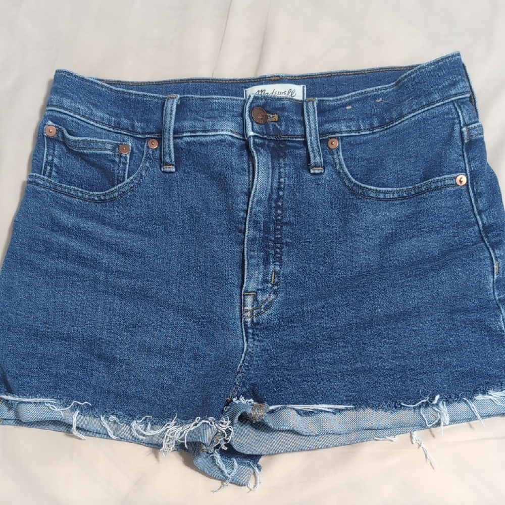 Madewell Classic Blue Denim Shorts